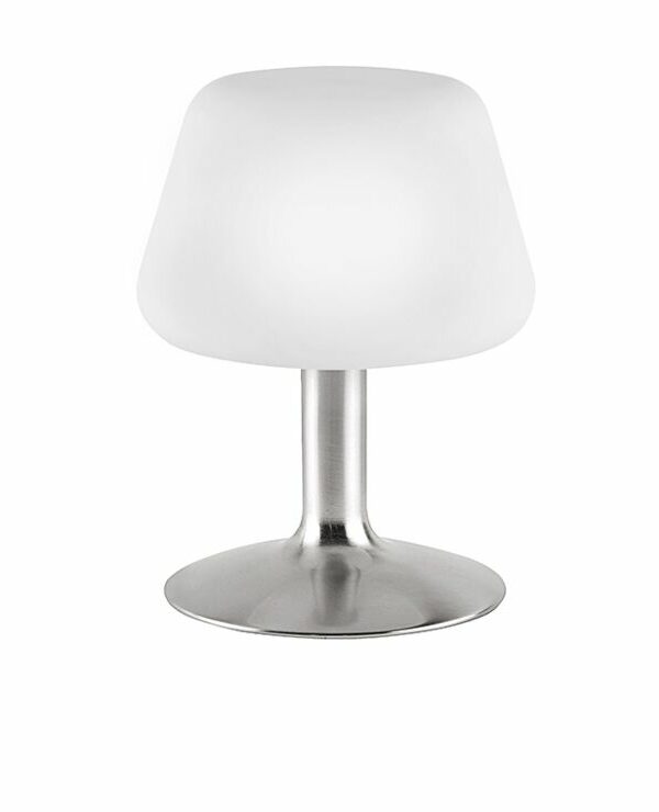 Table lamp steel with 3-step touch dimmer