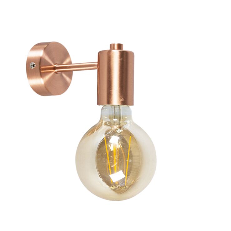 Art Deco Wall Lamp Copper 2 Art Deco Wall Lamp Copper - immagine 2
