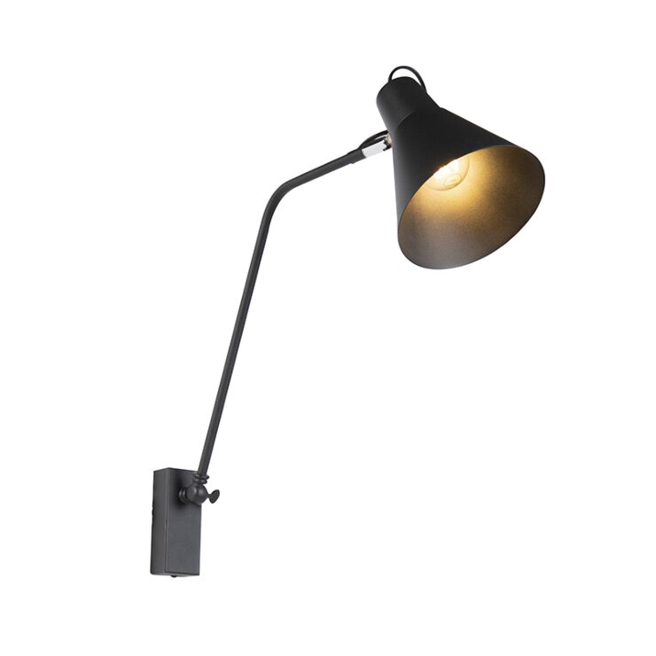 Design wall lamp black adjustable 2 Design wall lamp black adjustable - immagine 2