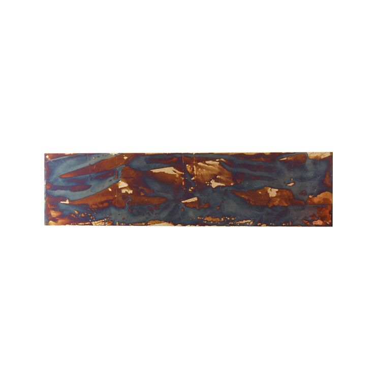 Industrial wall lamp rust with blue 4-light 3 Industrial wall lamp rust with blue 4-light - immagine 3
