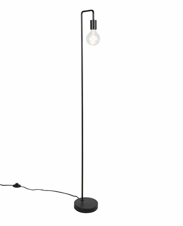 Modern black floor lamp